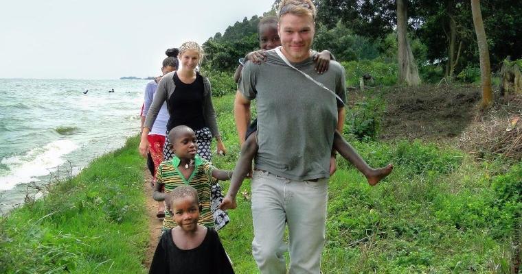 Gordon Jones and Brooke Latham, in Uganda image link to story