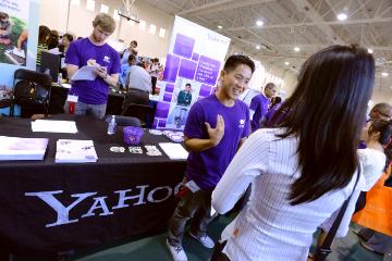 Yahoo at SCU Career Fair