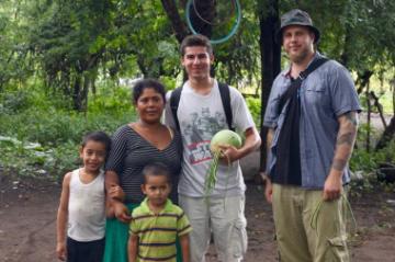 Hector with Nicaraguan family