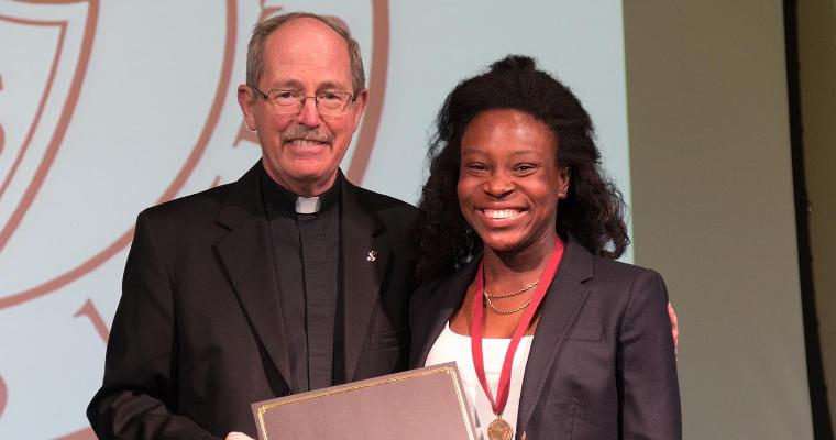 University Awards presented to 7 LSB students at the Senior Toast this year. image link to story