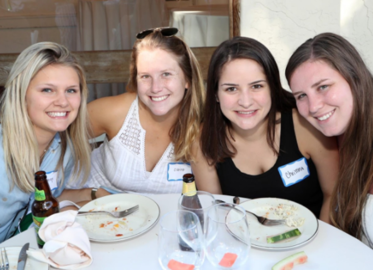 ACTG students celebrating at the end of year BBQ. image link to story