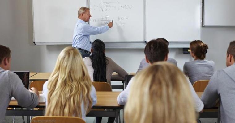 Professor Lecturing Students image link to story