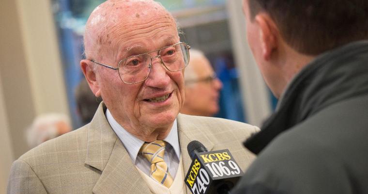 Dr. Belotti at his annual Economic Forecast in 2015 image link to story