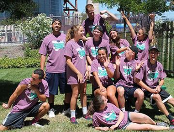 image of the Bronco Kids All Sports Camp Staff  image link to story