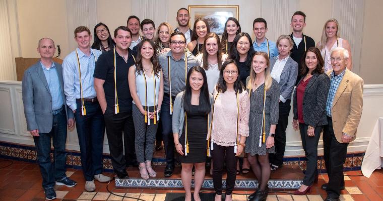 Leavey Scholars group shot 2018 image link to story