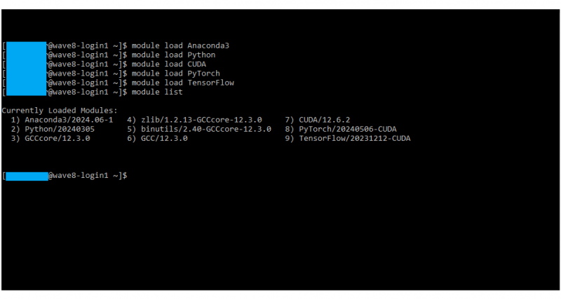 using modules